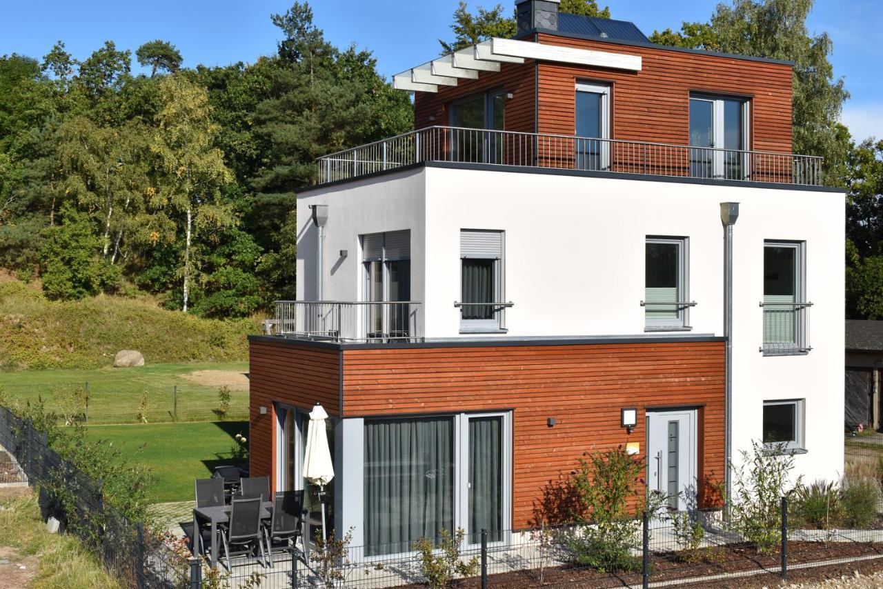Ferienhaus-See-Sauna-Kamin-Hund Mit E-Ladestation Krakow am See Kültér fotó