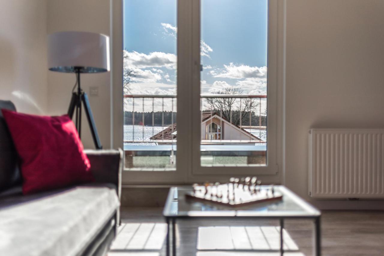 Ferienhaus-See-Sauna-Kamin-Hund Mit E-Ladestation Krakow am See Kültér fotó